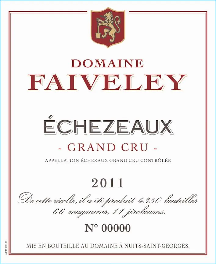Echezeaux Grand Cru Bottle