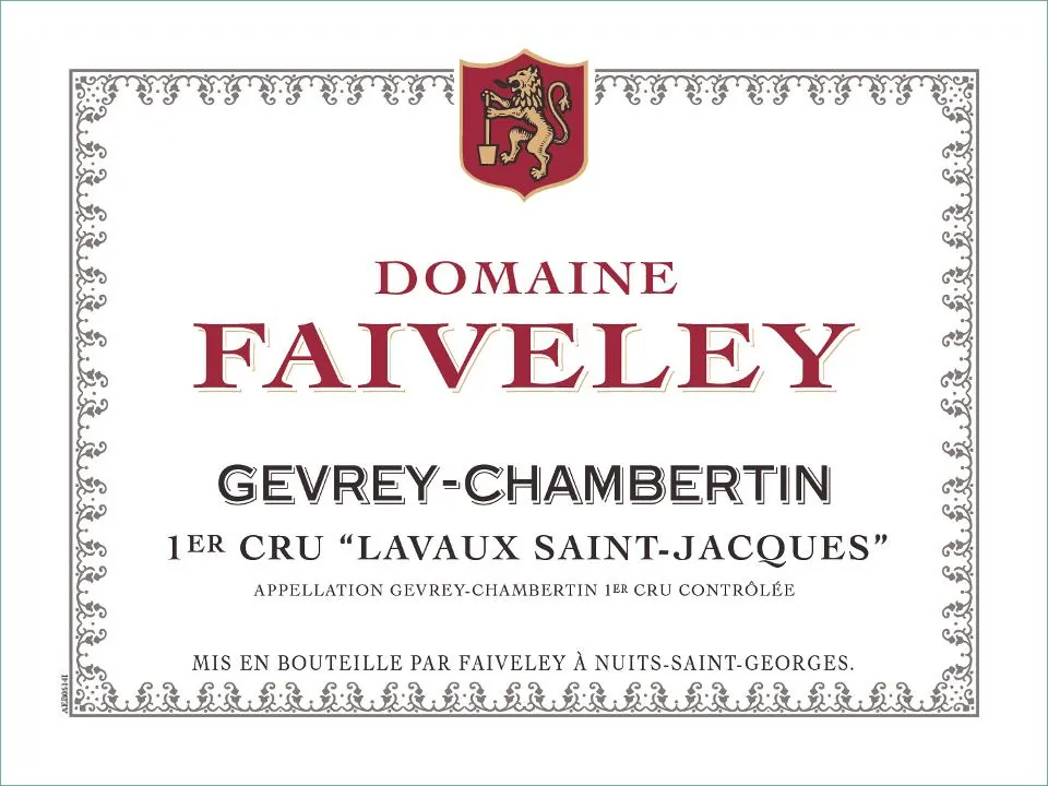Gevrey-Chambertin Lavaux St-Jacques Premier Cru Bottle
