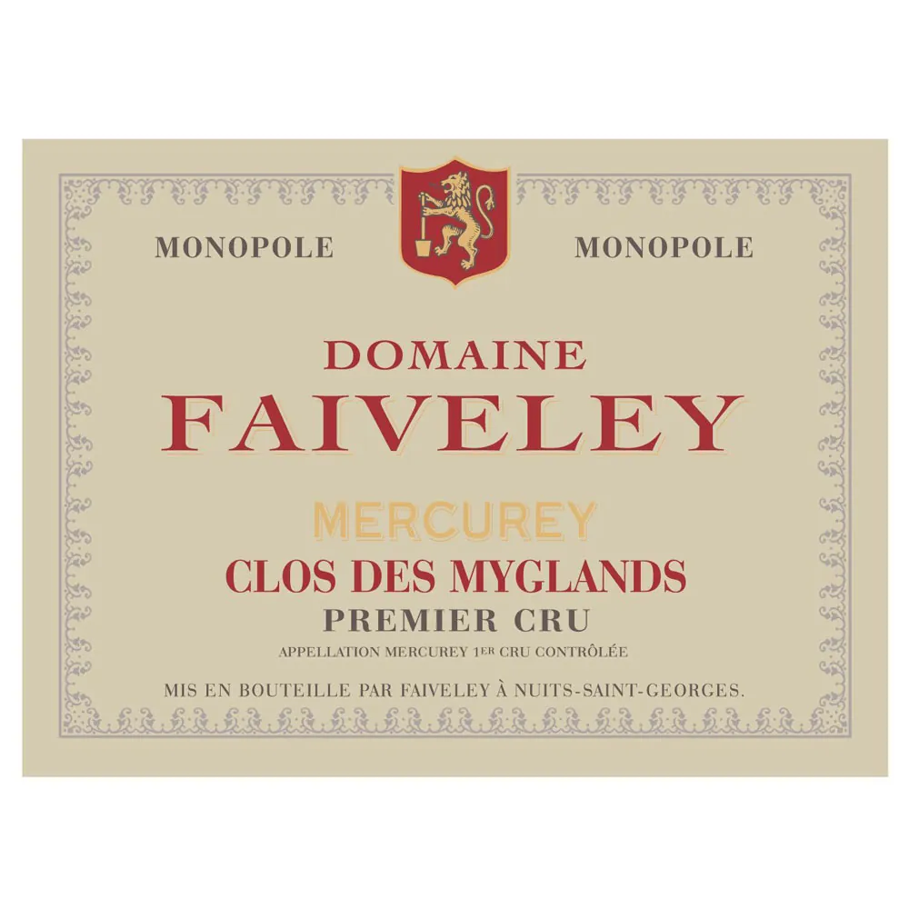 Mercurey Clos des Myglands Premier Cru Monopole Bottle