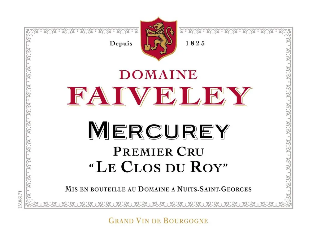 Mercurey Clos du Roy Premer Cru Bottle