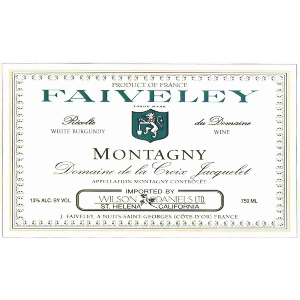 Montagny, Domaine de la Croix Jacquelet Bottle