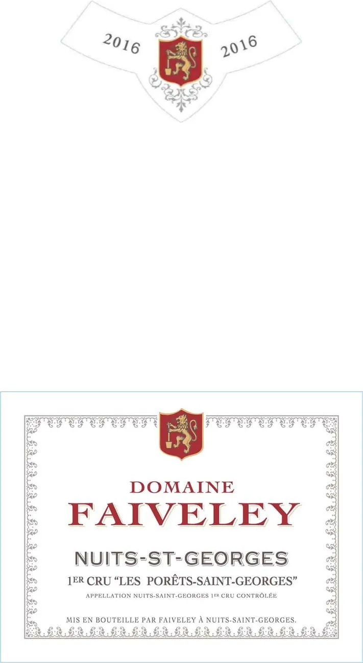 Nuits-St-Georges Les Porets-St-Georges Premier Cru Bottle