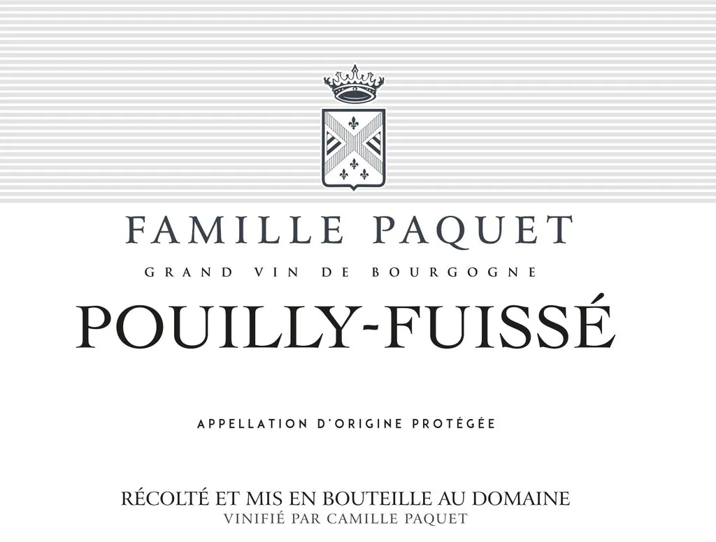 Pouilly-Fuisse Bottle