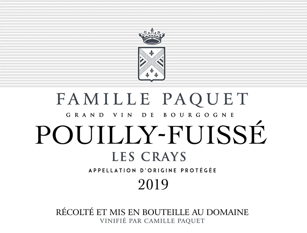 Pouilly-Fuisse Les Crays Bottle