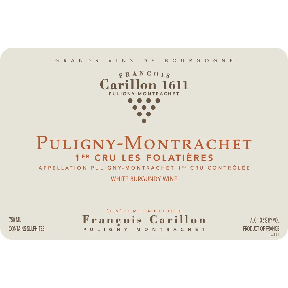 Puligny Montrachet Les Folatieres Bottle
