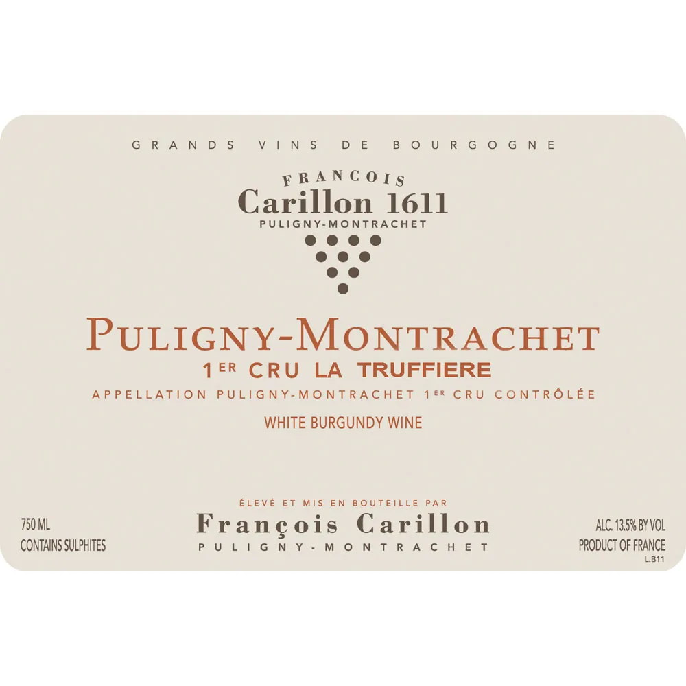 Puligny-Montrachet La Truffiere Premier Cru Bottle