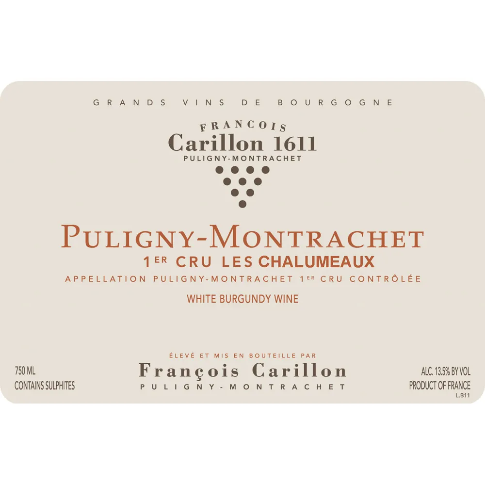 Puligny-Montrachet Les Chalumeaux Premier Cru Bottle