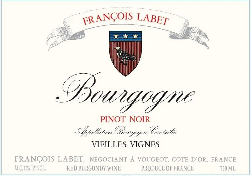 Bourgogne Pinot Noir Vieilles Vignes Bottle
