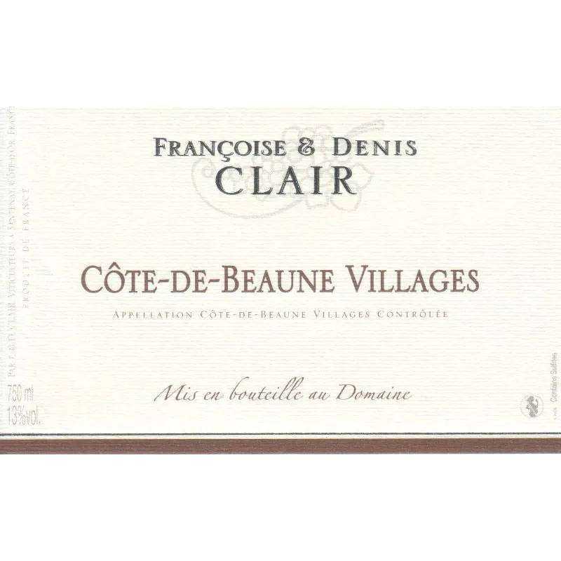 Cote de Beaune Villages Bottle
