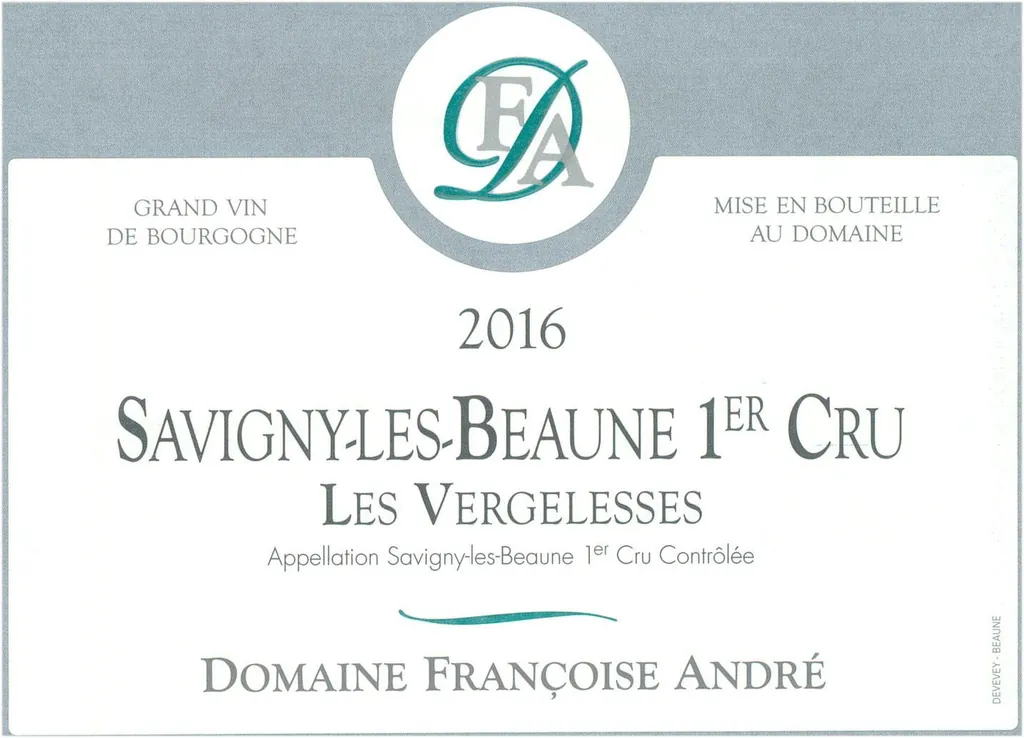 Savigny-les-Beaune Les Vergelesses Premier Cru Blanc Bottle