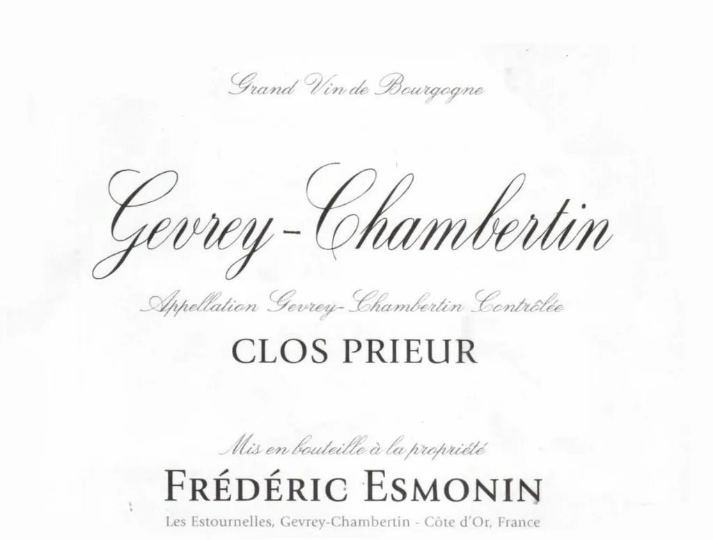 Gevrey-Chambertin Bottle