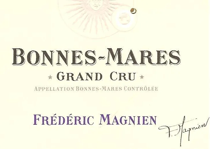 Bonnes Mares Grand Cru Bottle