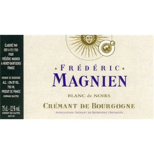 Cremant de Bourgogne Blanc de Noirs Extra Brut Bottle