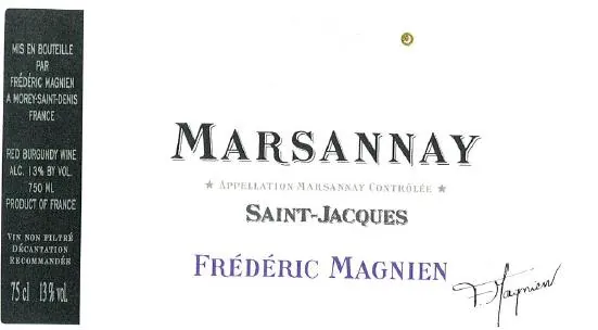 Marsannay Saint-Jacques Bottle