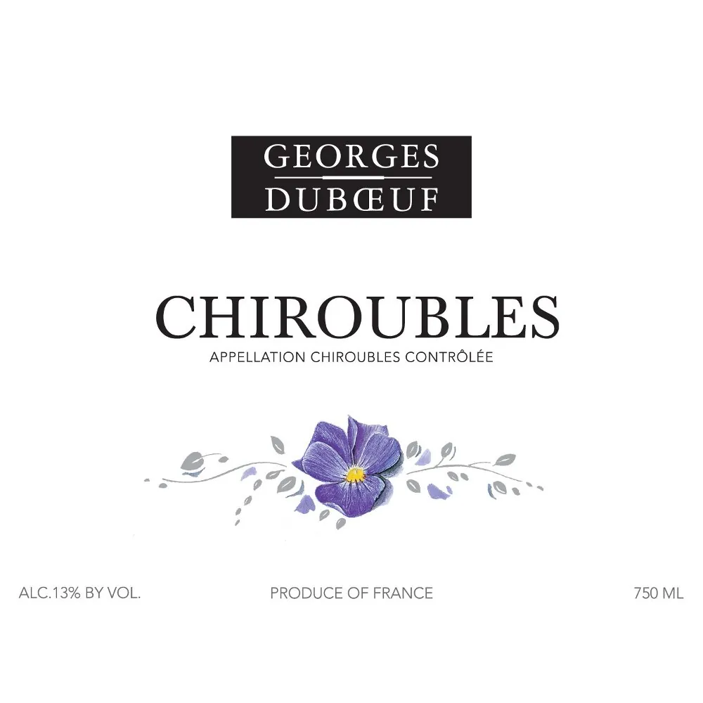 Chiroubles Bottle