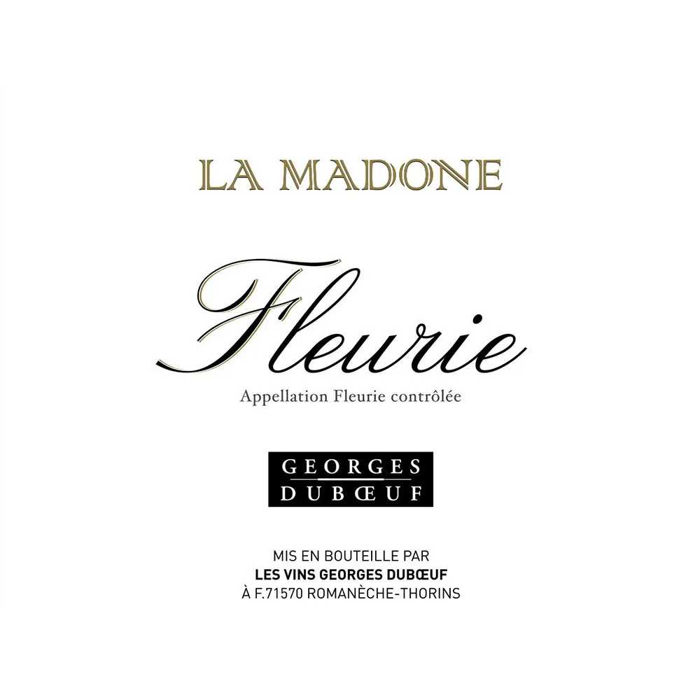Fleurie La Madone Bottle
