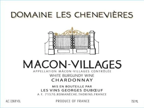 Macon-Villages Domaine les Chenevieres Bottle