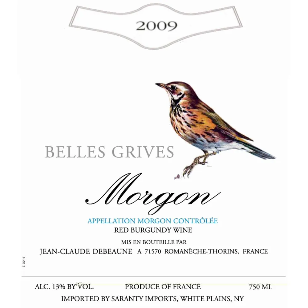 Morgon Belles Grives Bottle