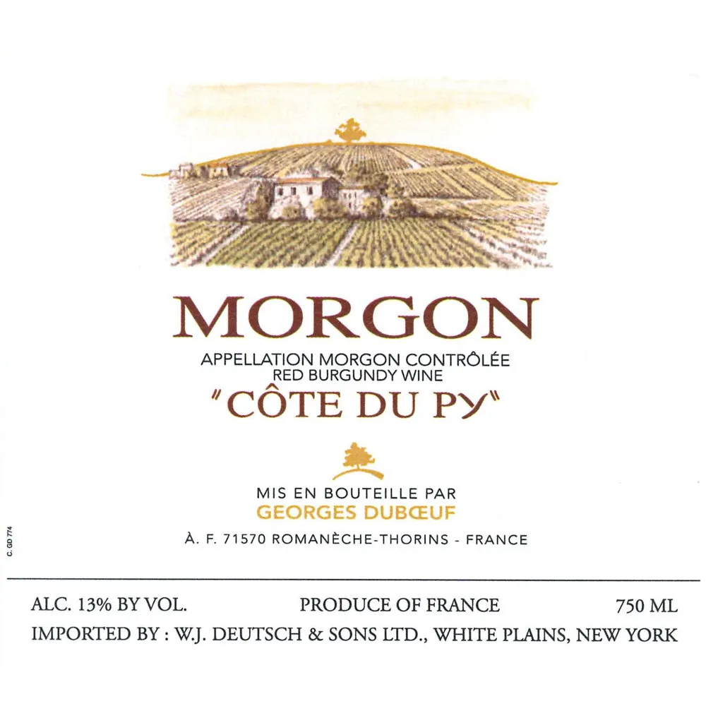 Morgon Cote Du Py Bottle