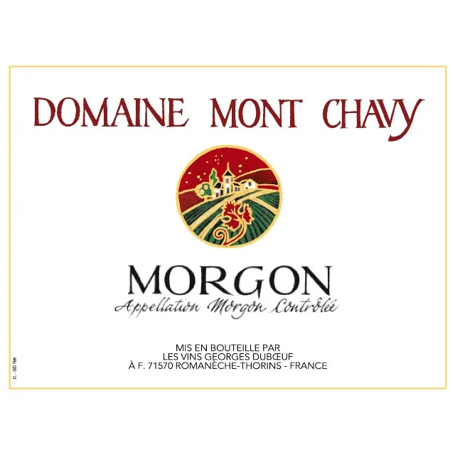 Morgon Domaine Mont Chavy Bottle