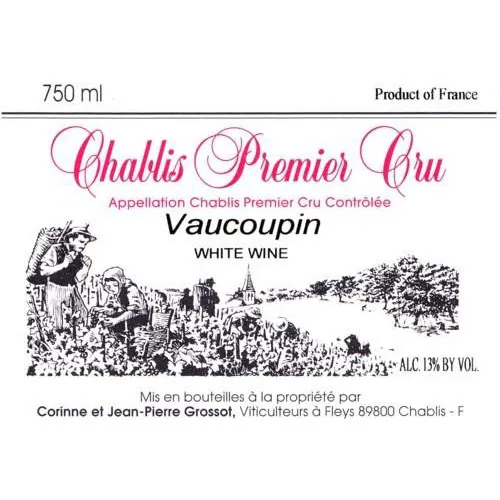 Chablis Vaucoupin Premier Cru Bottle
