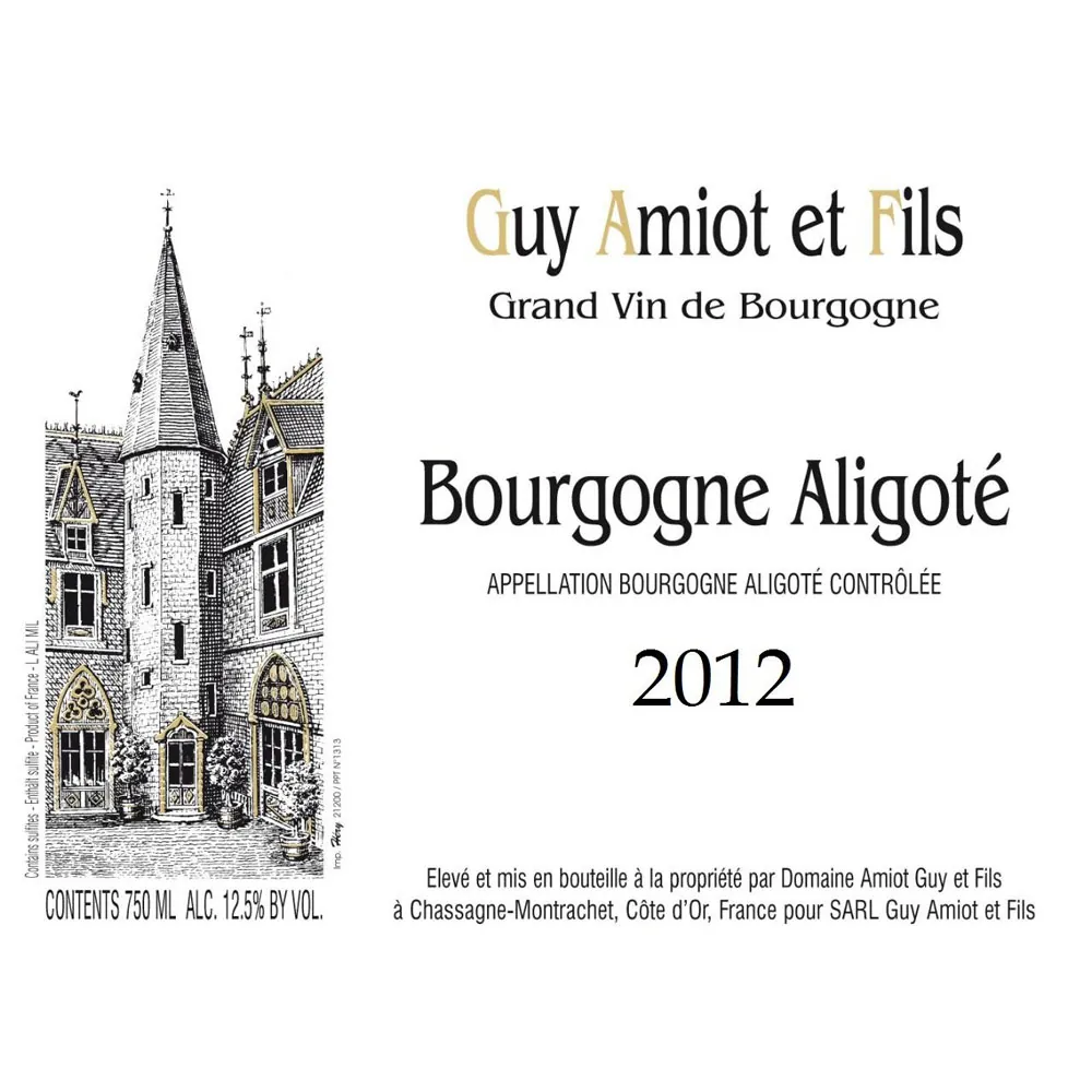 Bourgogne Aligote Bottle