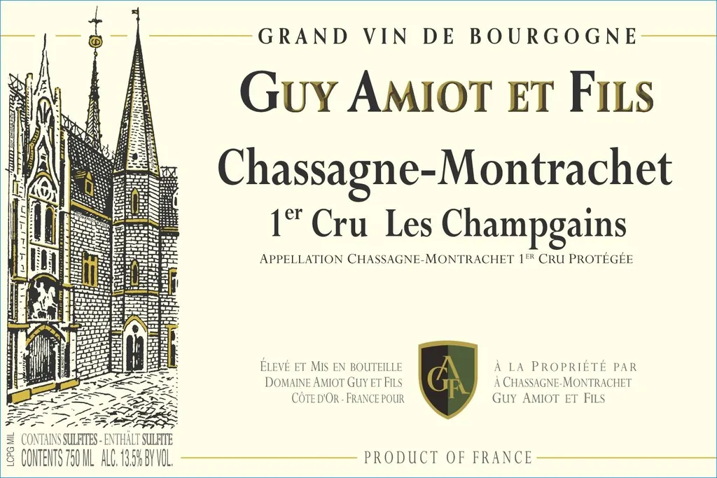 Chassagne-Montrachet Les Champgains Premier Cru Bottle