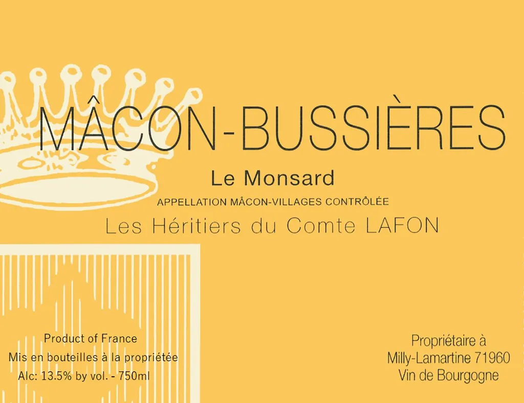 Macon-Bussieres Le Monsard Bottle