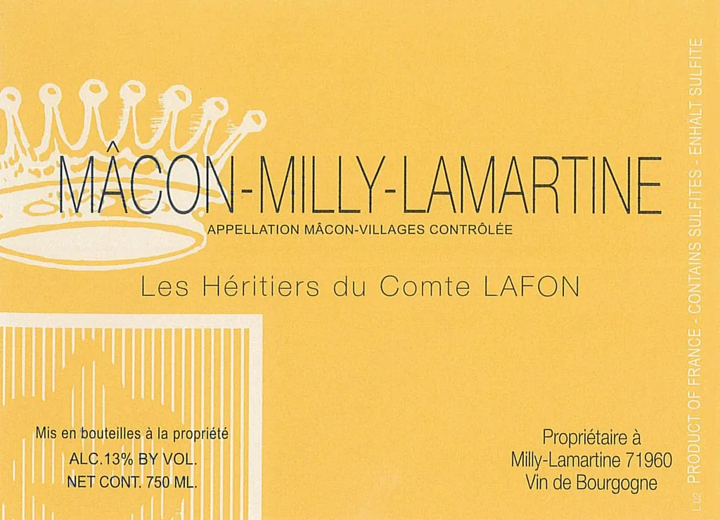 Macon-Milly Lamartine Bottle