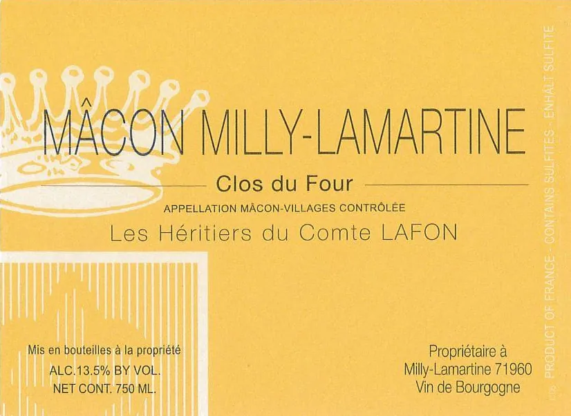 Macon-Milly Lamartine Clos du Four Bottle