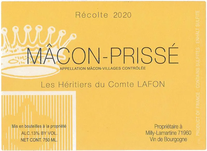 Macon-Prisse Bottle