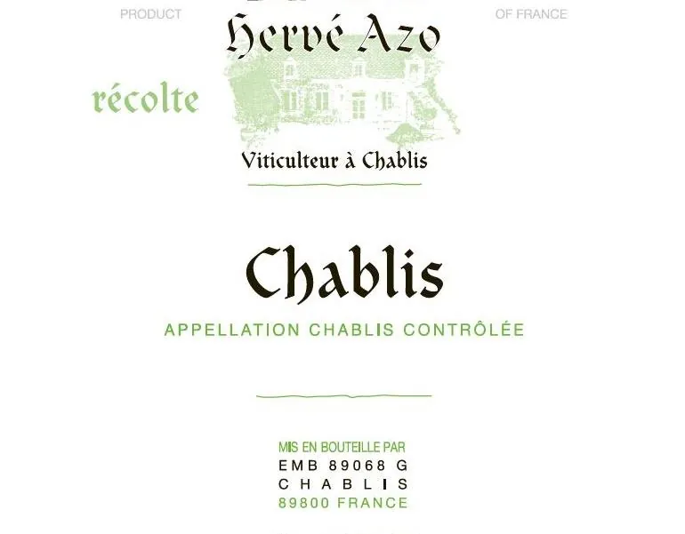 Chablis Bottle