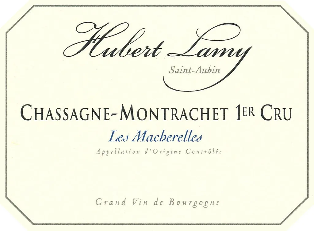 Chassagne-Montrachet Les Macherelles Premier Cru Bottle
