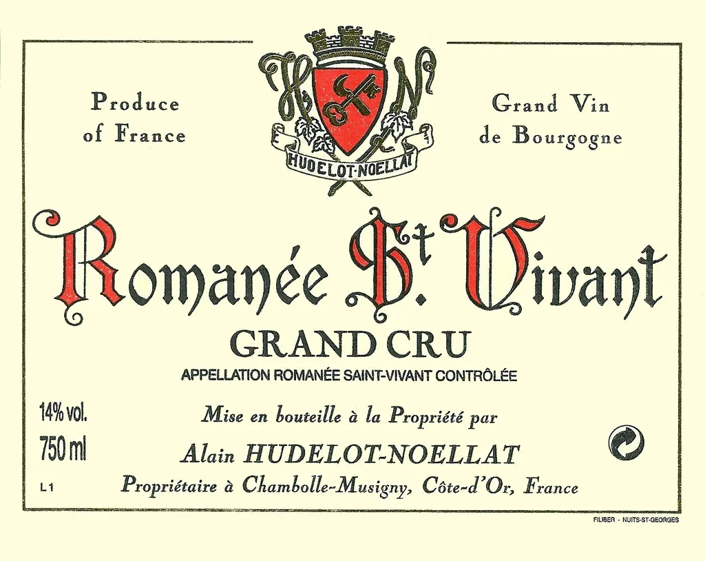 Romanee St. Vivant Grand Cru Bottle