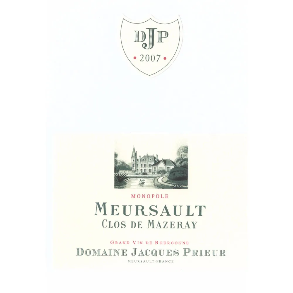 Meursault Clos de Mazeray Bottle