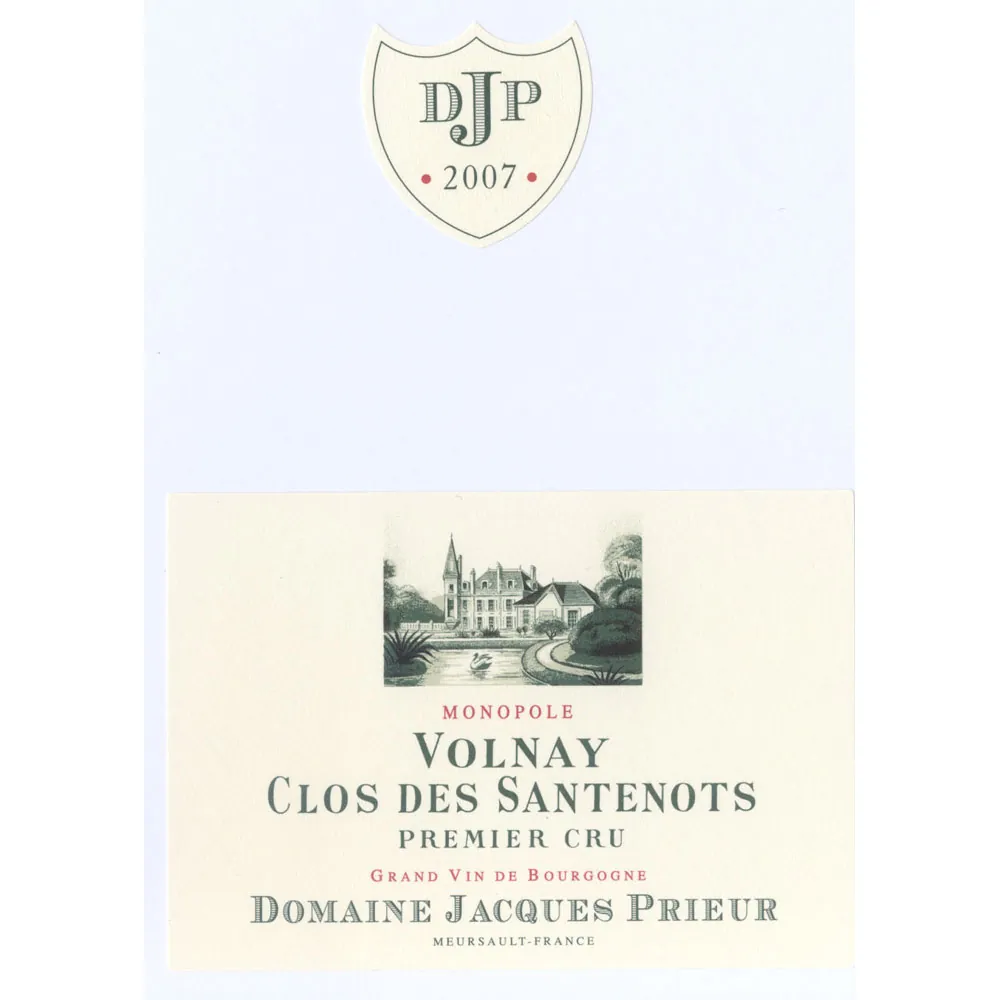 Volnay Santenots Premier Cru Bottle