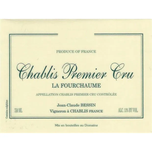Chablis Premier Cru Fourchaume Bottle