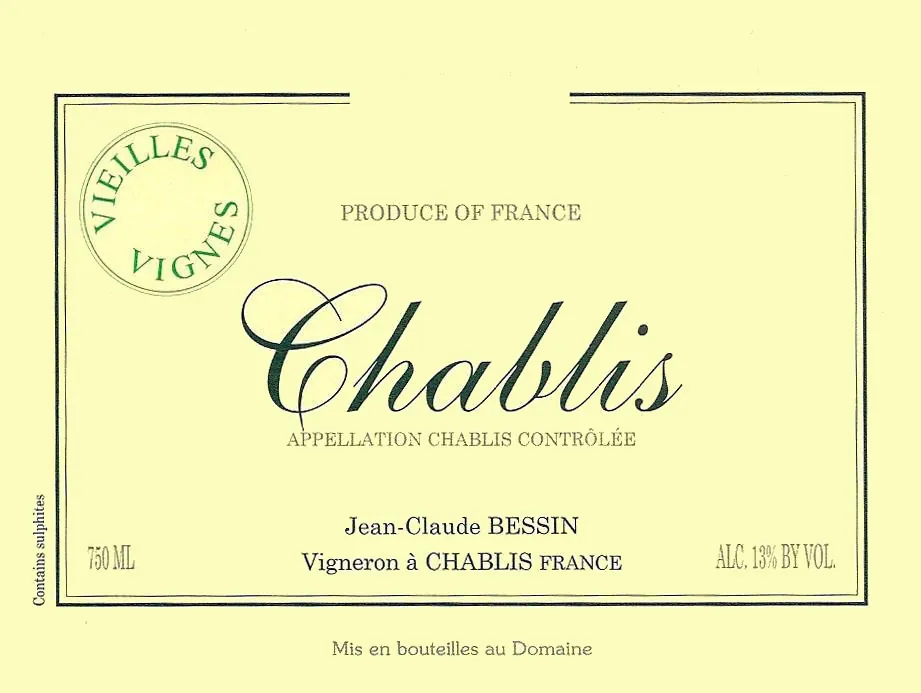 Chablis Vieilles Vignes Bottle
