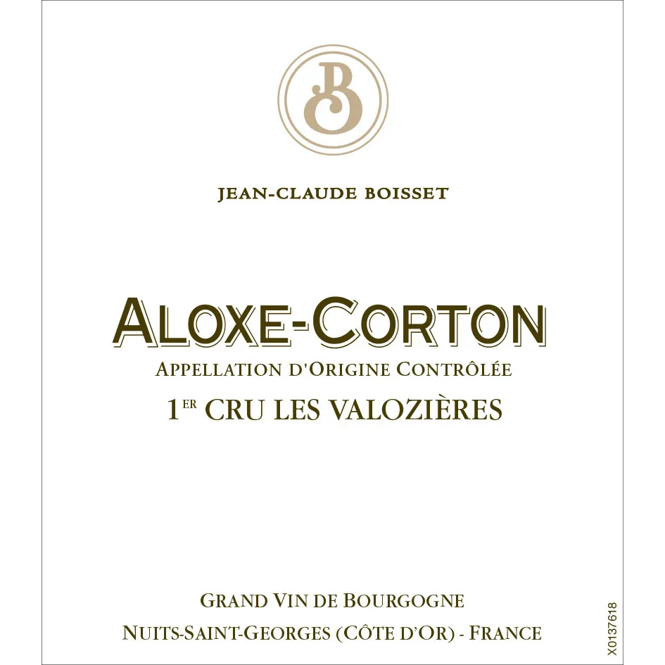 Aloxe-Corton Les Valozieres Premier Cru Bottle