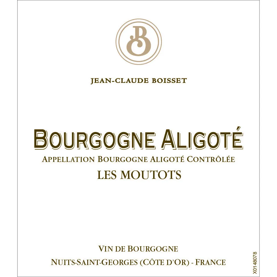 Bourgogne Aligote Les Moutots Bottle