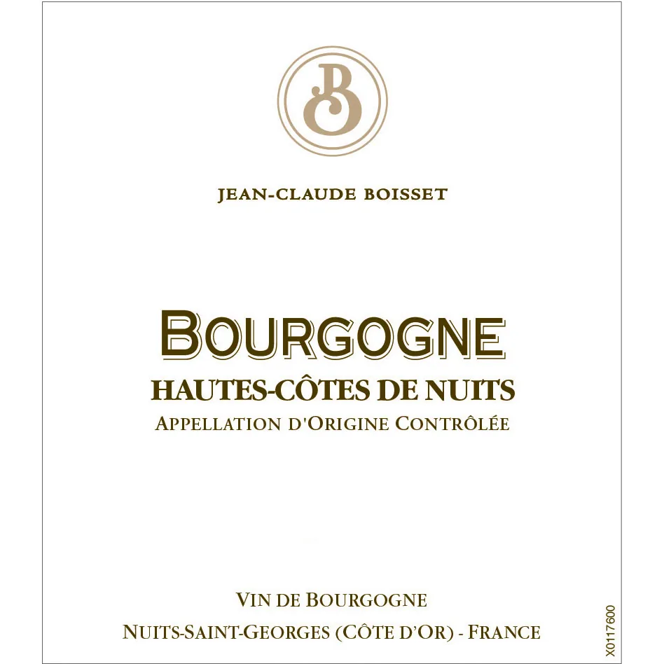 Bourgogne Hautes-Cotes de Nuits Bottle