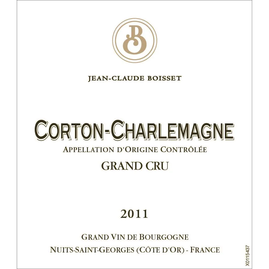 Corton Charlemagne Grand Cru Bottle