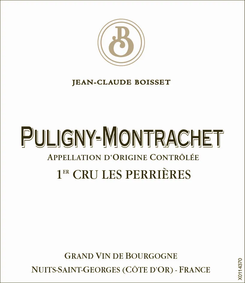 Puligny-Montrachet Les Perrieres Premier Cru Bottle