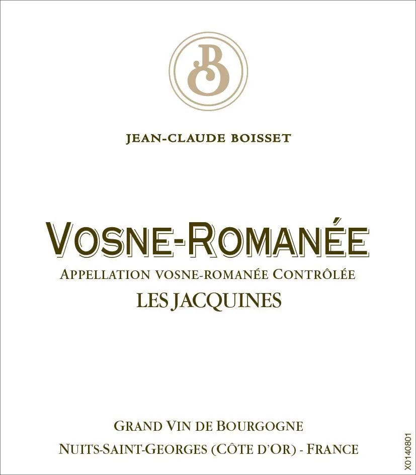 Vosne-Romanee Les Jacquines Bottle