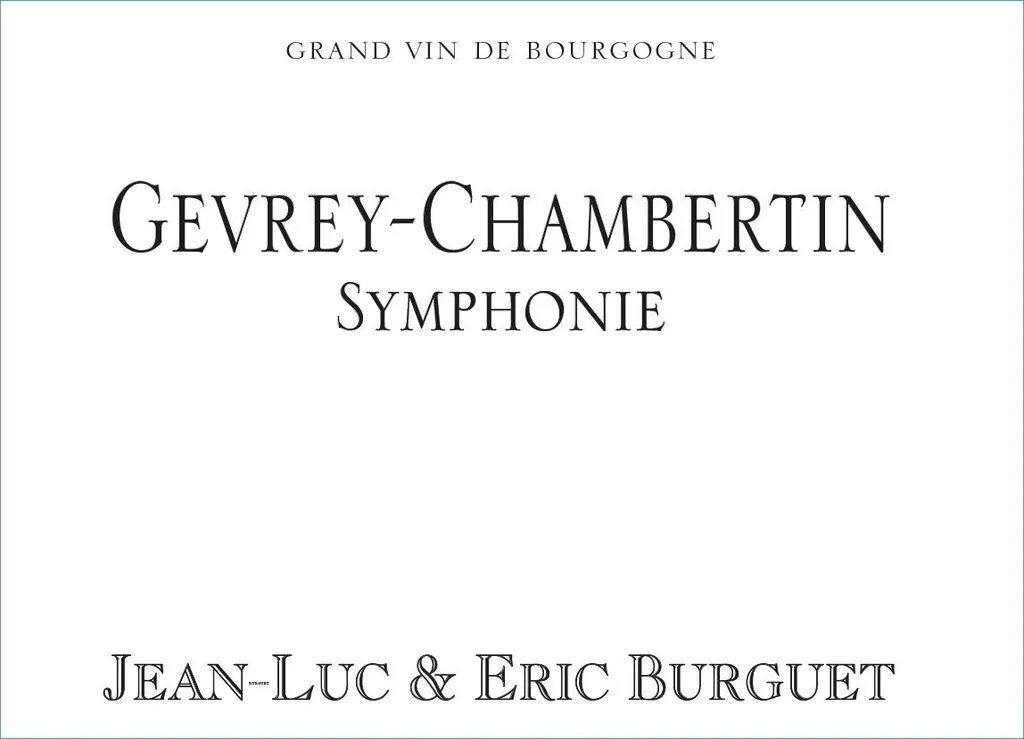 Gevrey-Chambertin Symphonie Bottle