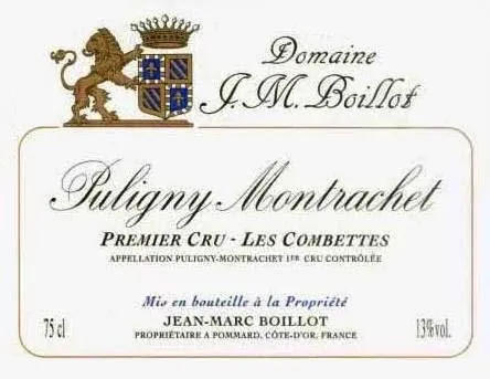 Puligny Montrachet Les Combettes Premier Cru Bottle