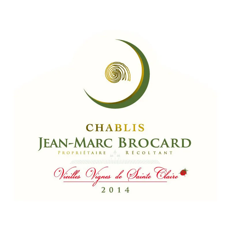 Brocard Chablis Sainte Claire Vieilles Vignes Bottle