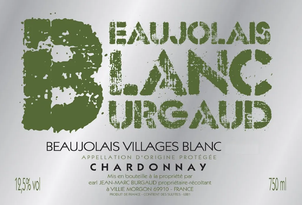 Beaujolais Blanc Bottle
