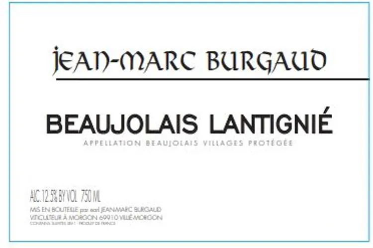 Beaujolais Lantignie Bottle