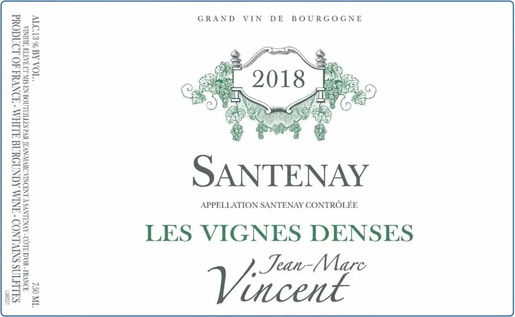 Santenay Les Vignes Denses Blanc Bottle